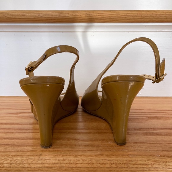 Kate‎ Spade Patent Leather Wedges Size 9.5 - Picture 4 of 7